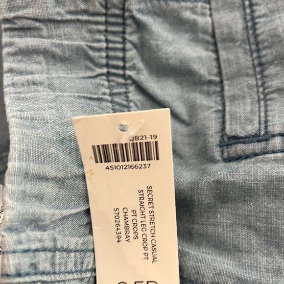 NWT Chico's Secret Stretch Straight-Leg Pants 2.5P US size 14P - Picture 6 of 7